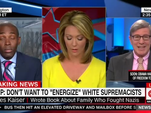 L'ospite dice la parola "negro", la conduttrice della Cnn lo ammonisce e si scusa