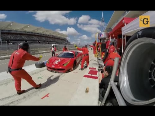 Figuraccia della Ferrari 458 di Fisichella al Cota Tudor Race