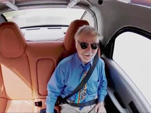 Un primo test dell'automobile di Google