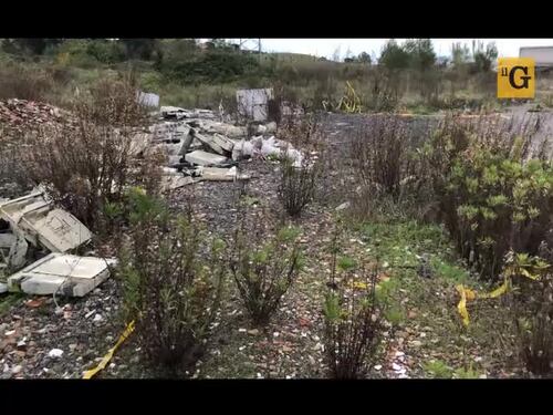La protesta contro le discariche abusive