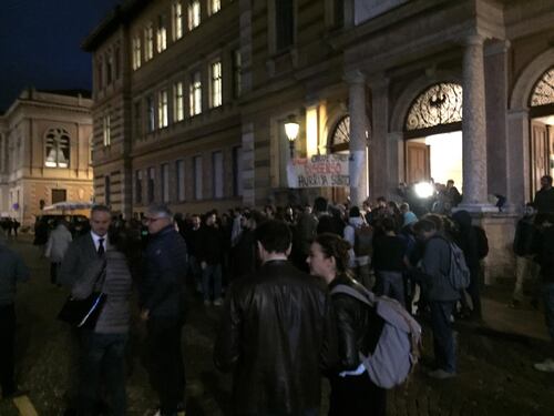 I collettivi di sinistra contestano Biloslavo all'università