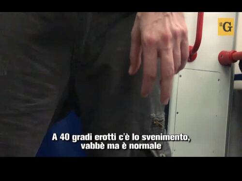 Viaggio nei "vagoni forno" della metro B