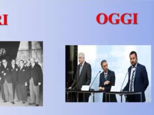 Il video degli alunni di Palermo. Così hanno accostato Salvini al Duce