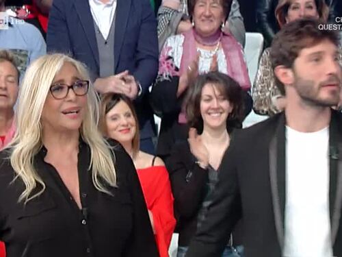 Stefano De Martino si scatena con Mara Venier a Domenica In