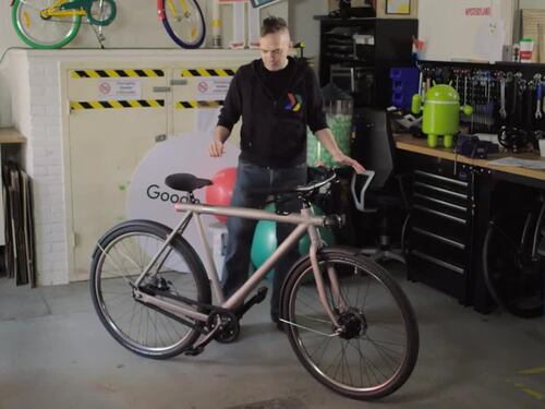 La bici di Google che si guida da sola