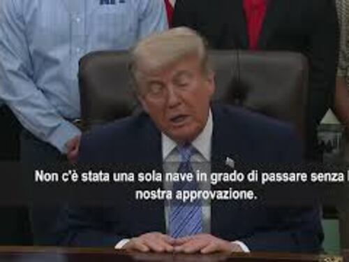 Trump su Hormuz: Vogliamo che lo Stretto sia libero e senza pedaggi