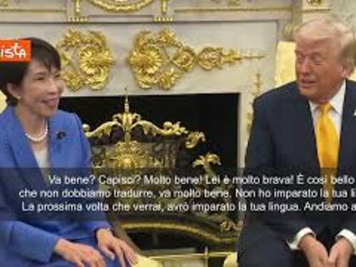 Trump scherza con Takaichi: Sei molto brava con l'inglese. Imparerò il giapponese