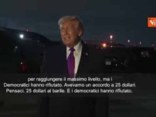 Crisi Iran, Trump: Rilasceremo al più presto riserve strategiche petrolio