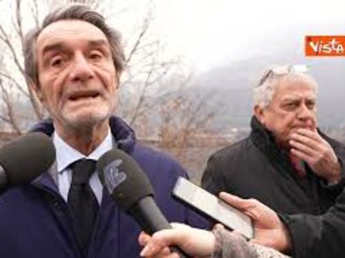 Fontana (Lombardia) inaugura Ponte Manzoni a Lecco: "Opera importante, richiesta dal territorio"