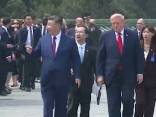 Trump e Xi Jinping passeggiano insieme al Tempio del Cielo a Pechino
