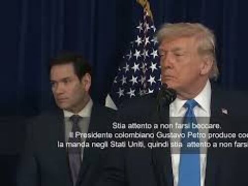 Trump: Presidente Colombia Gustavo Petro stia attento a non farsi beccare