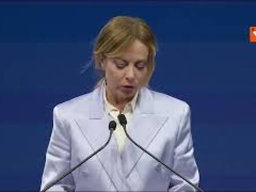 Meloni: Ue gigante burocratico, miope quando deve far sentire la sua voce