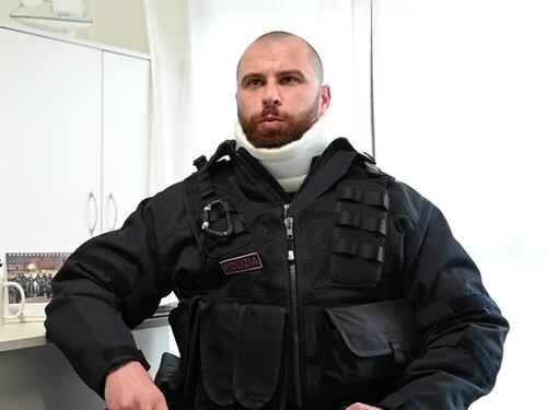 L'agente Lorenzo Virgulti: "Quando ho visto il collega aggredito l'ho protetto subito""