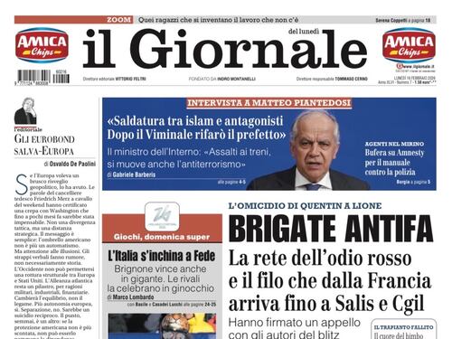 Le brigate antifa a Lione, l’intervista al ministro Piantedosi, ancora medaglie dalle Olimpiadi