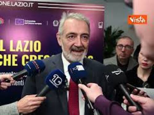 Rocca: "Il Lazio cresce grazie a dialogo con il mondo delle imprese"