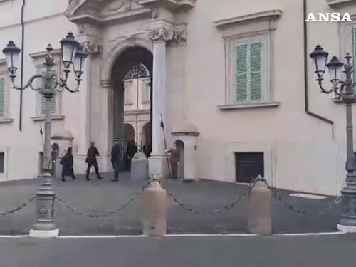 L'arrivo di Gianmarco Mazzi al Quirinale - VIDEO