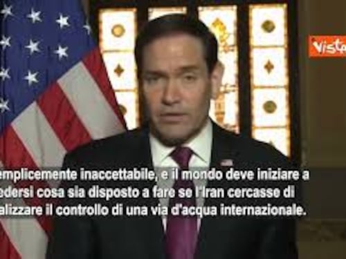 Rubio: Inaccettabile tentativo dell'Iran di controllare acque internazionali SOTT