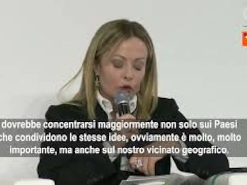 Meloni: Europa deve passare dalla capacità di reagire alle crisi a quella di prevenirle