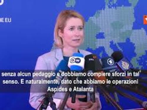 Kallas: Negoziati con Iran devono riguardare anche missili e proxy, no a pedaggi a Hormuz
