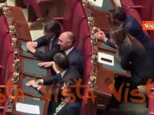 Question Time alla Camera con Salvini e Giorgetti, Aula vuota
