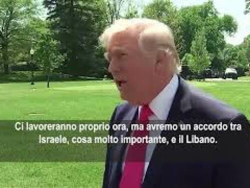Trump: Avremo un accordo tra Israele e Libano anche senza Hezbollah