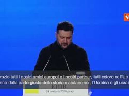 Zelensky: "Le sanzioni sono l'unica forma di diplomazia che Putin capisce"