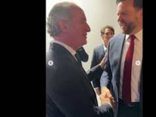 This is a strong guy, il saluto di Rubio a Zaia alla cena di gala della Cio alla Fabbrica del Vapore