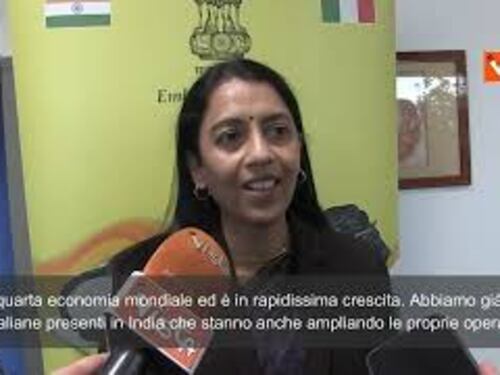 Rao (Ambasciatrice India): "Lavoriamo per aumentare investimenti tra i nostri Paesi"