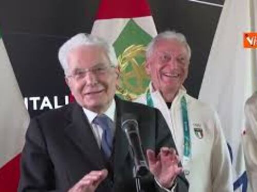 Milano Cortina, Mattarella: Tre ori con me qui? "Merito è degli atleti, io fortunato ad essere qui"