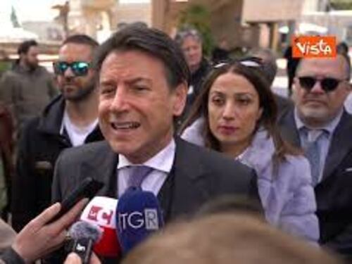 Conte: "Meloni scende in campo per il referendum ma non parla dei dazi"