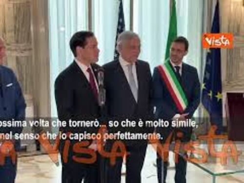 Rubio: La prossima volta farò un discorso in italiano, lo sto imparando