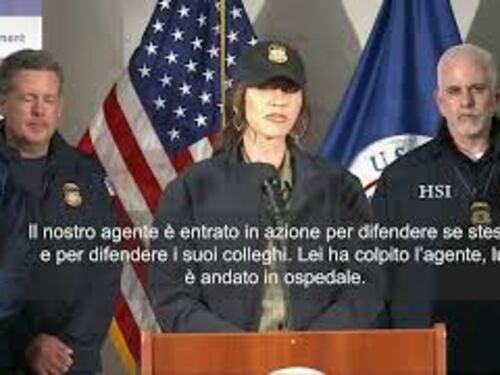 Donna uccisa a Minneapolis, Noem (Segr. Sicurezza Usa): Agente Ice ha agito per difendersi