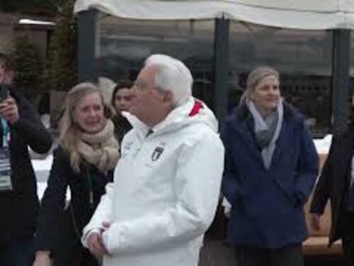 Milano Cortina, il Presidente Mattarella a Cortina per assistere alla supergigante femminile