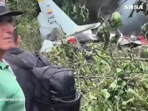 Colombia, precipita un aereo militare con 125 persone a bordo