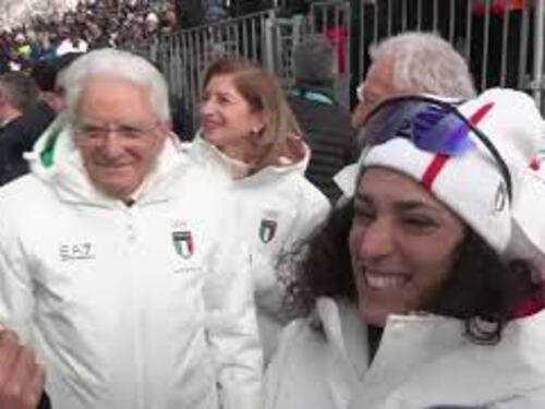 Milano Cortina, il Presidente Mattarella incontra Federica Brignone: "Bravissima, ci contavo"