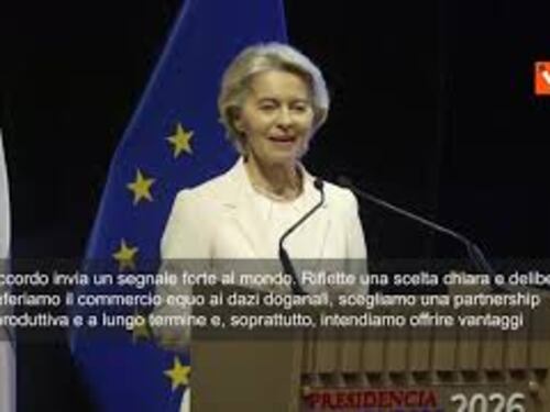 Mercosur, von der Leyen in Paraguay: Un segnale al mondo, abbiamo scelto la cooperazione