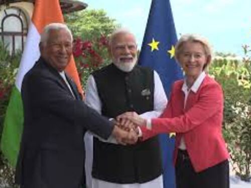 I leader Ue von der Leyen e Costa incontrano premier indiano Modi al G7 per un bilaterale