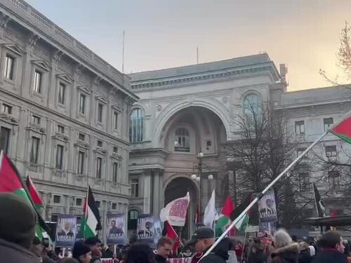 Il sit-in per liberare Hannoun
