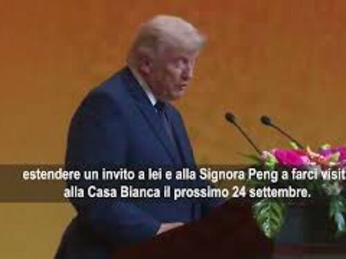 Trump: Invito Xi Jinping e sua moglie Peng Liyuan alla Casa Bianca a settembre
