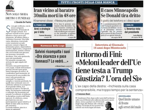 Il ritorno di Fini, la kermesse della Lega e l’oltraggio alla Memoria