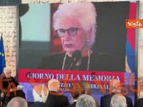 Giorno Memoria, Liliana Segre: Ue sia all'altezza delle sfide. Non solo mercato, ma comunità