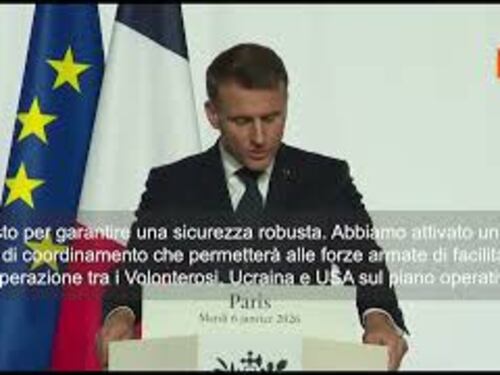 Guerra Ucraina, Macron: Dichiarazione dei Volenterosi per garantire una pace duratura