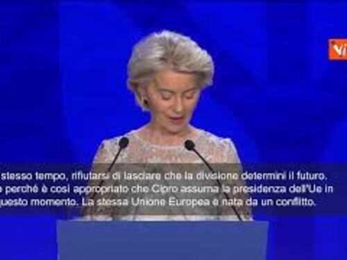Von der Leyen a Cipro: La legge è meglio della forza, vale per l'Ue e la Groenlandia