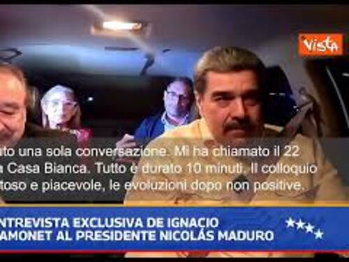 Maduro prima dell'attacco: Il Venezuela un Governo amico per gli Stati Uniti