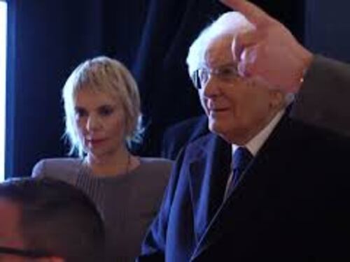 Mattarella visita la mostra Mostra degli Esuli Fiumani, Dalmati e Istriani al Vittoriano
