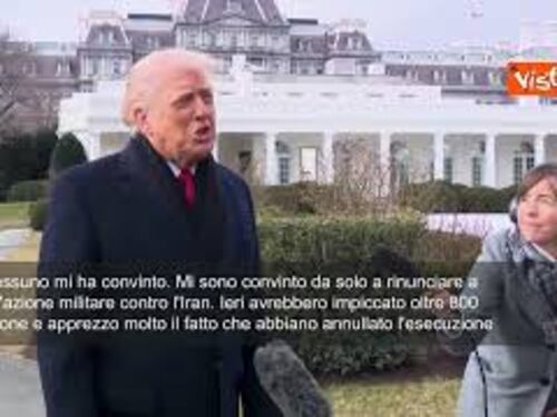 Trump: Mi sono convinto da solo a non attaccare Iran e rinunciare ad azione militare