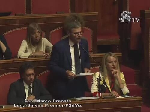 Il senatore leghista Dreosto in Aula: "Viva il Venezuela libero"