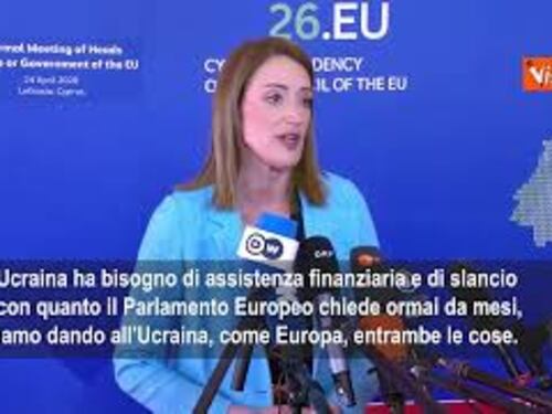 Metsola al vertice Ue a Cipro: Un'Europa, un mercato per ridurre la frammentazione