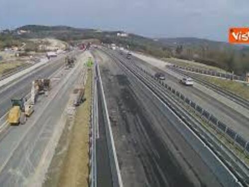 Aperto al traffico nuovo viadotto Ribuio dell'A1 tra Incisa e Firenze Sud. Il timelapse dei lavori