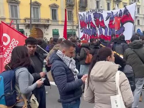 Milano, corteo contro Olimpiadi e Ice
